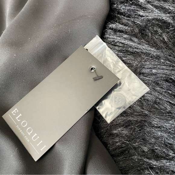 Eloquii black blouse with sash and arm detail, size 20, NWT - Picture 8 of 12